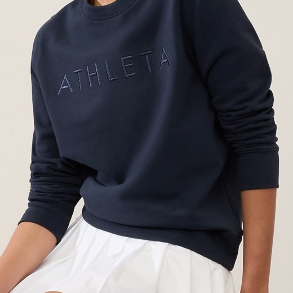 Athleta Women's Navy Sweatshirt